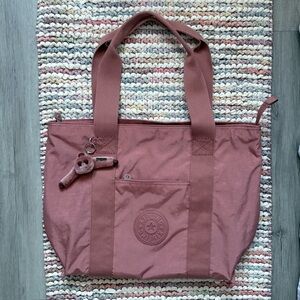 Pink Kipling Tote Bag